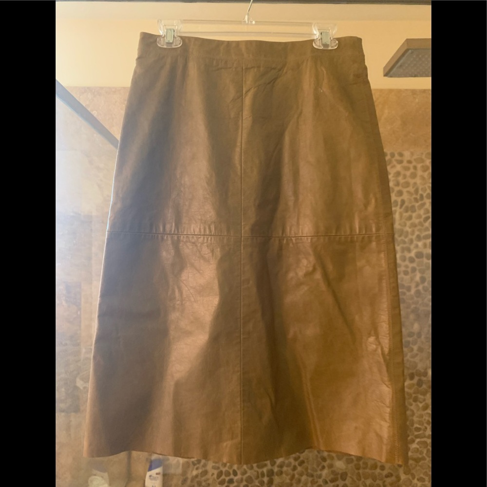 Gap Genuine Leather Skirt